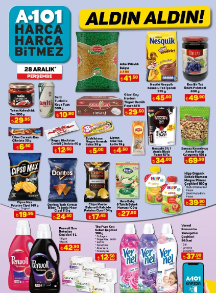 Foto - A101'de yılın son indirimi! Kaçıran çok üzülür: 7.599'a buzdolabı, 8.299'a bulaşık makinesi, 9.999 liraya çamaşır makinesi geliyor