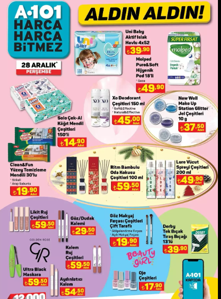 Foto - A101'de yılın son indirimi! Kaçıran çok üzülür: 7.599'a buzdolabı, 8.299'a bulaşık makinesi, 9.999 liraya çamaşır makinesi geliyor