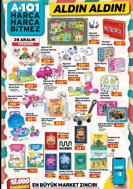 Foto - A101'de yılın son indirimi! Kaçıran çok üzülür: 7.599'a buzdolabı, 8.299'a bulaşık makinesi, 9.999 liraya çamaşır makinesi geliyor