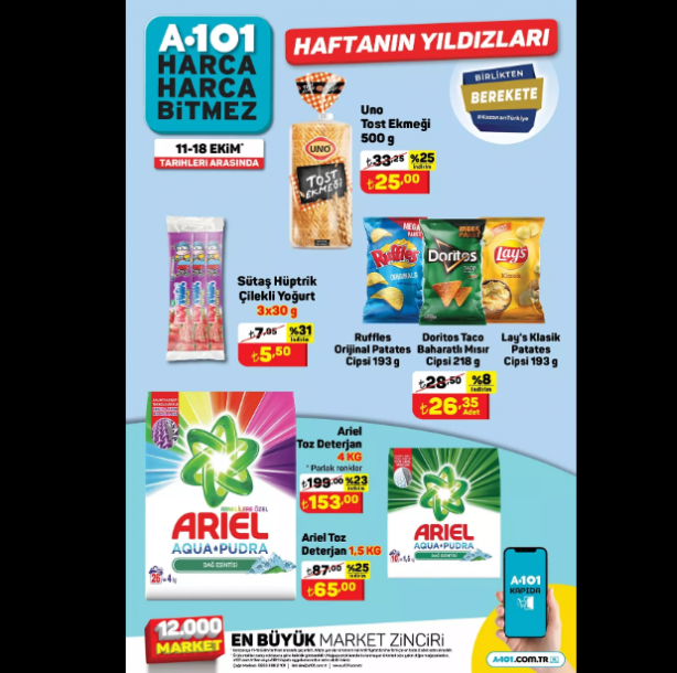 Foto - A101'de yok böyle indirim! 199 liradan 153 liraya düştü... Bu fiyatları duyan havada kapacak