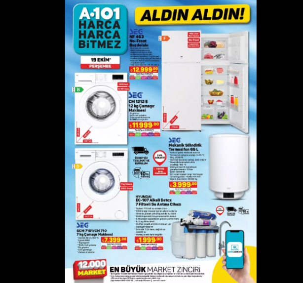 Foto - A101'de yok böyle indirim! 199 liradan 153 liraya düştü... Bu fiyatları duyan havada kapacak