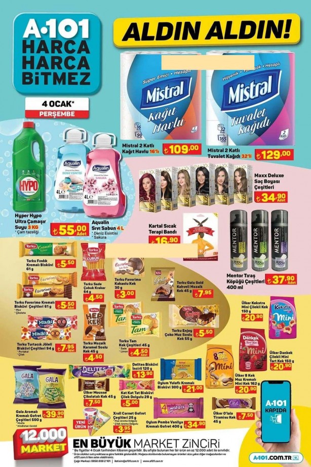 Foto - A101’den beyaz eşya ve Smart TV’lerde yeni yılın ilk indirimi! A101 4 Ocak aktüel ürünler fırsatları