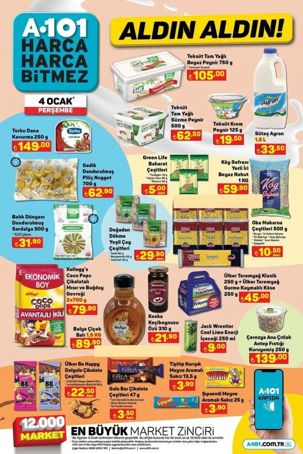 Foto - A101’den beyaz eşya ve Smart TV’lerde yeni yılın ilk indirimi! A101 4 Ocak aktüel ürünler fırsatları