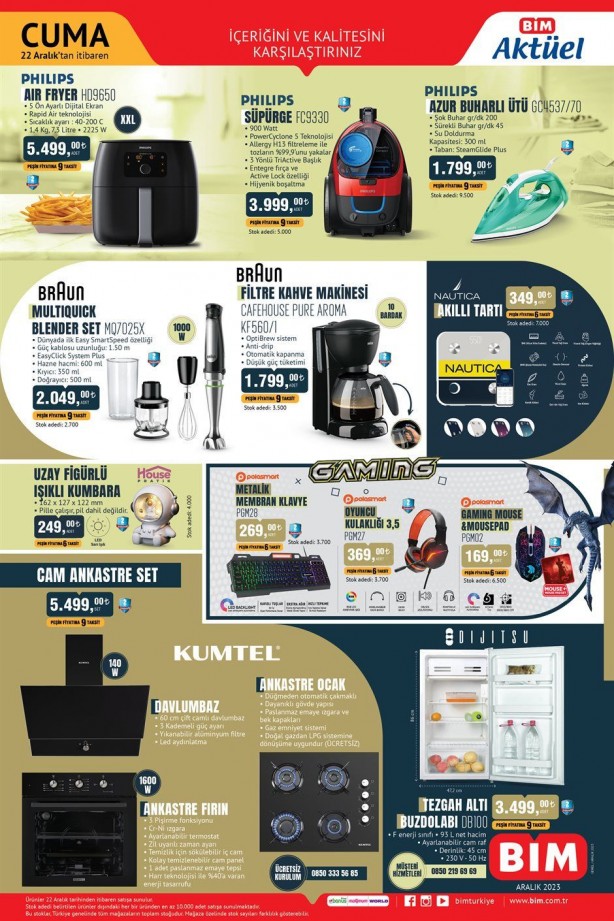 Foto - A101’den beyaz eşya ve Smart TV’lerde yeni yılın ilk indirimi! A101 4 Ocak aktüel ürünler fırsatları