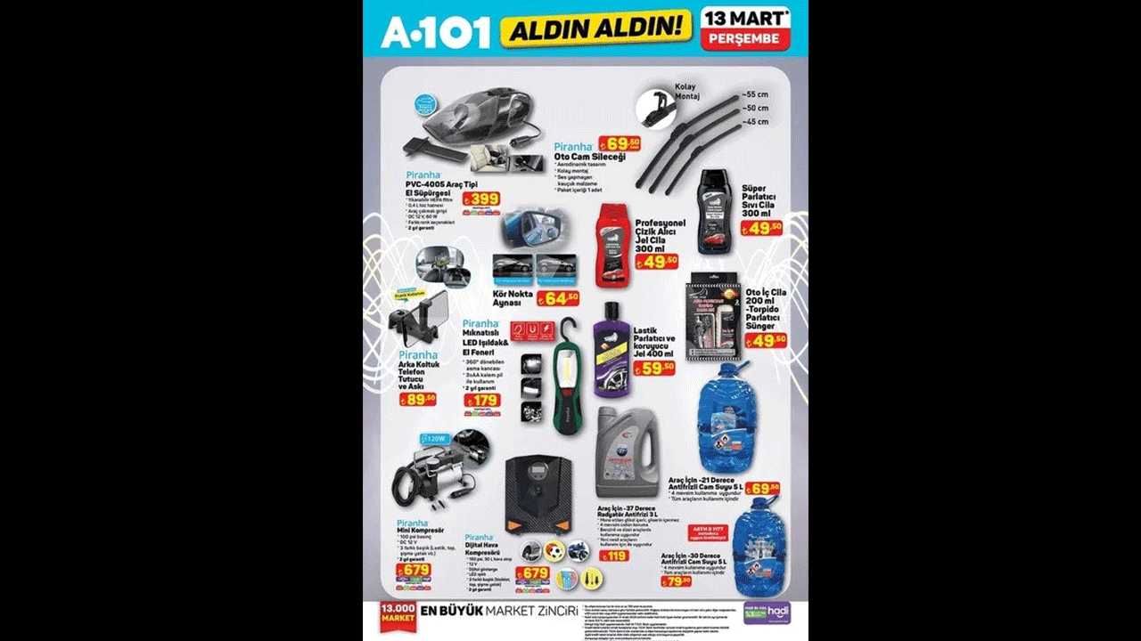 Foto - A101'den sürpriz 8-14 mart kataloğu! İndirim listesinde yok yok! 