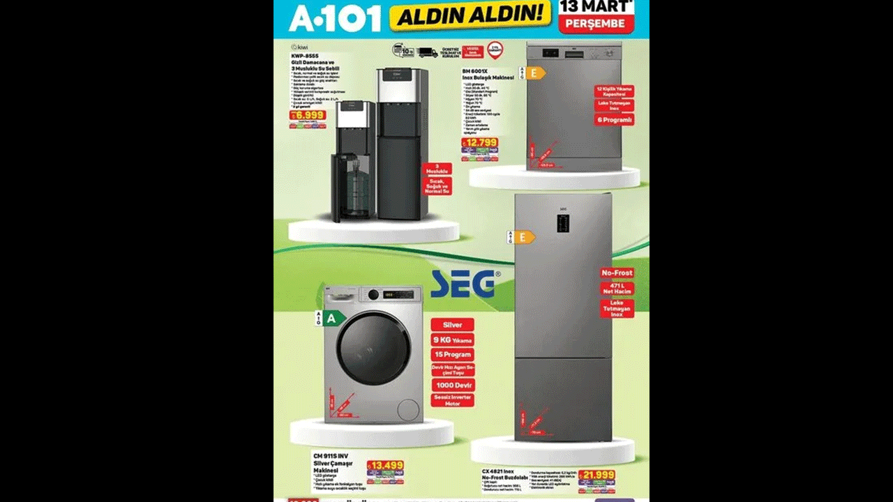 Foto - A101'den sürpriz 8-14 mart kataloğu! İndirim listesinde yok yok! 
