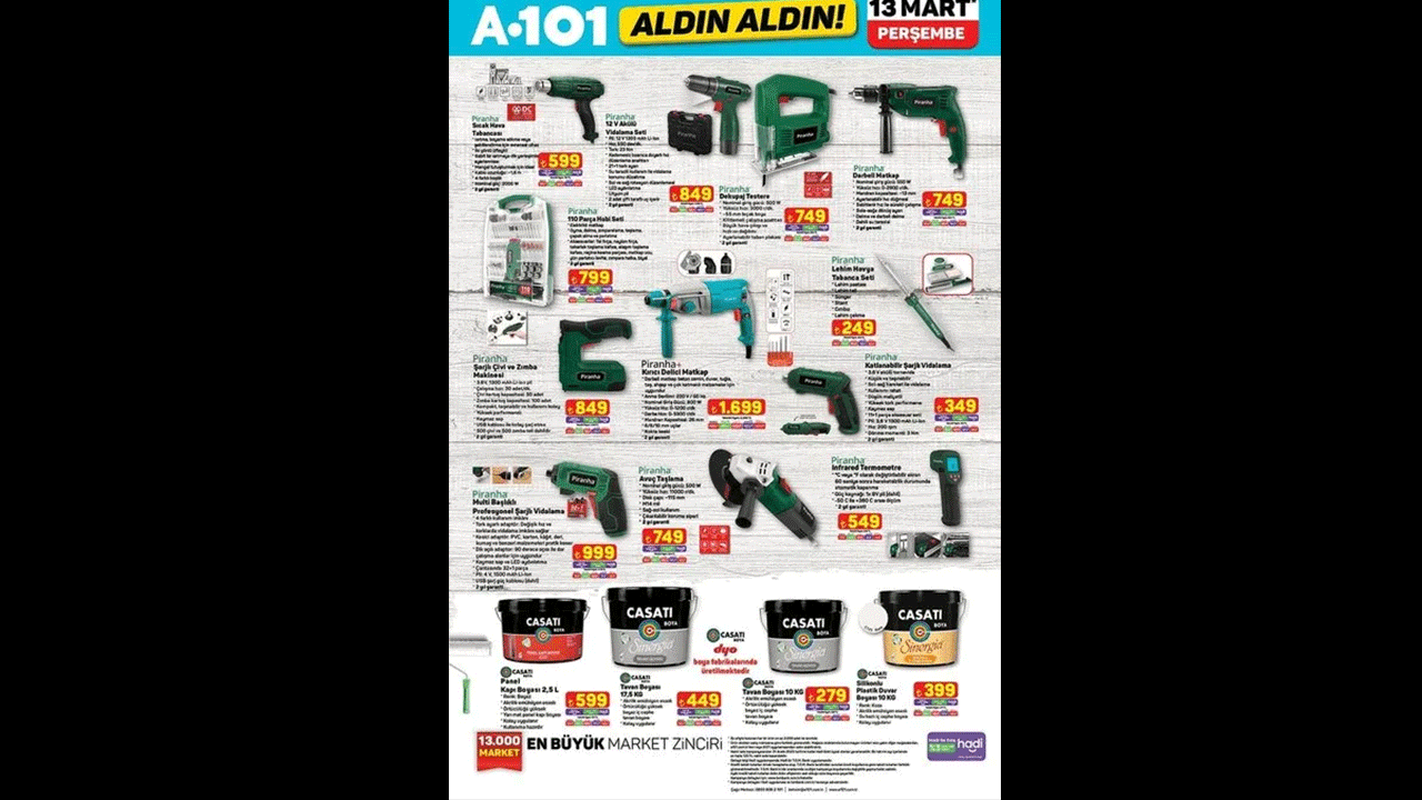 Foto - A101'den sürpriz 8-14 mart kataloğu! İndirim listesinde yok yok! 