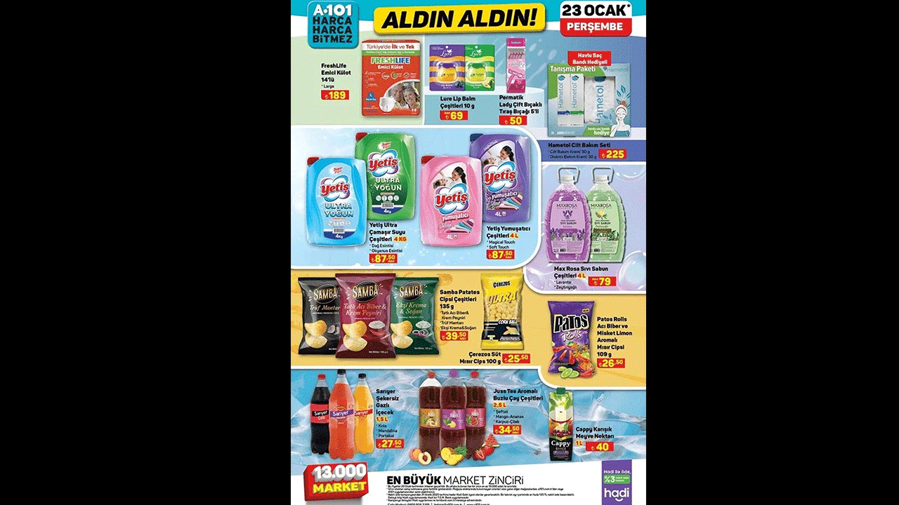 Foto - A101'den haftaya özel kampanya: 1 alana 1 bedava!