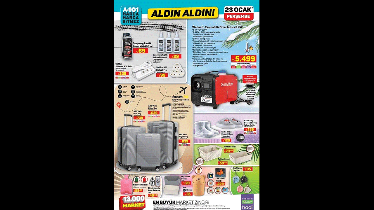 Foto - A101'den haftaya özel kampanya: 1 alana 1 bedava!