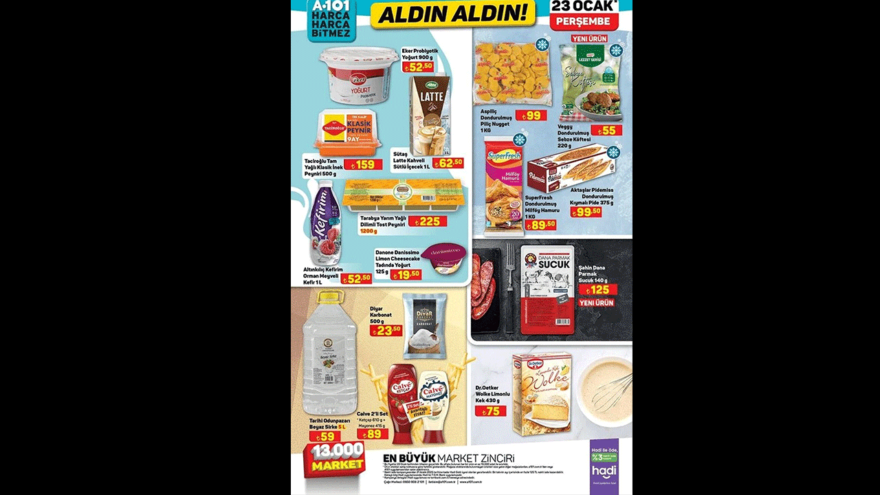 Foto - A101'den haftaya özel kampanya: 1 alana 1 bedava!