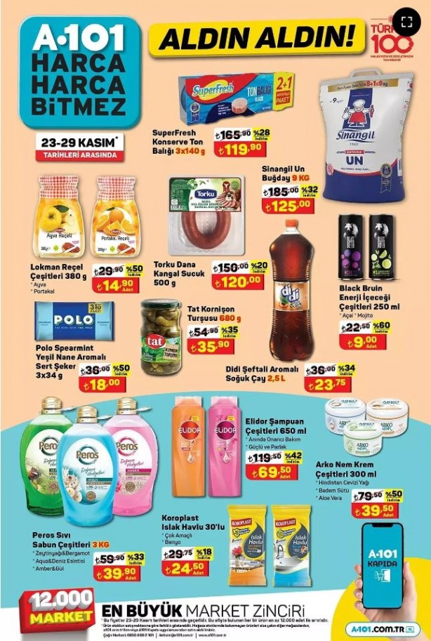 Foto - A101'e televizyon, buzdolabı, çamaşır makinesi, piyano ve koltuk takımları geliyor! 23 Kasım 2023 A101 güncel aktüel kataloğu