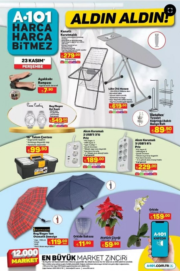 Foto - A101'e televizyon, buzdolabı, çamaşır makinesi, piyano ve koltuk takımları geliyor! 23 Kasım 2023 A101 güncel aktüel kataloğu