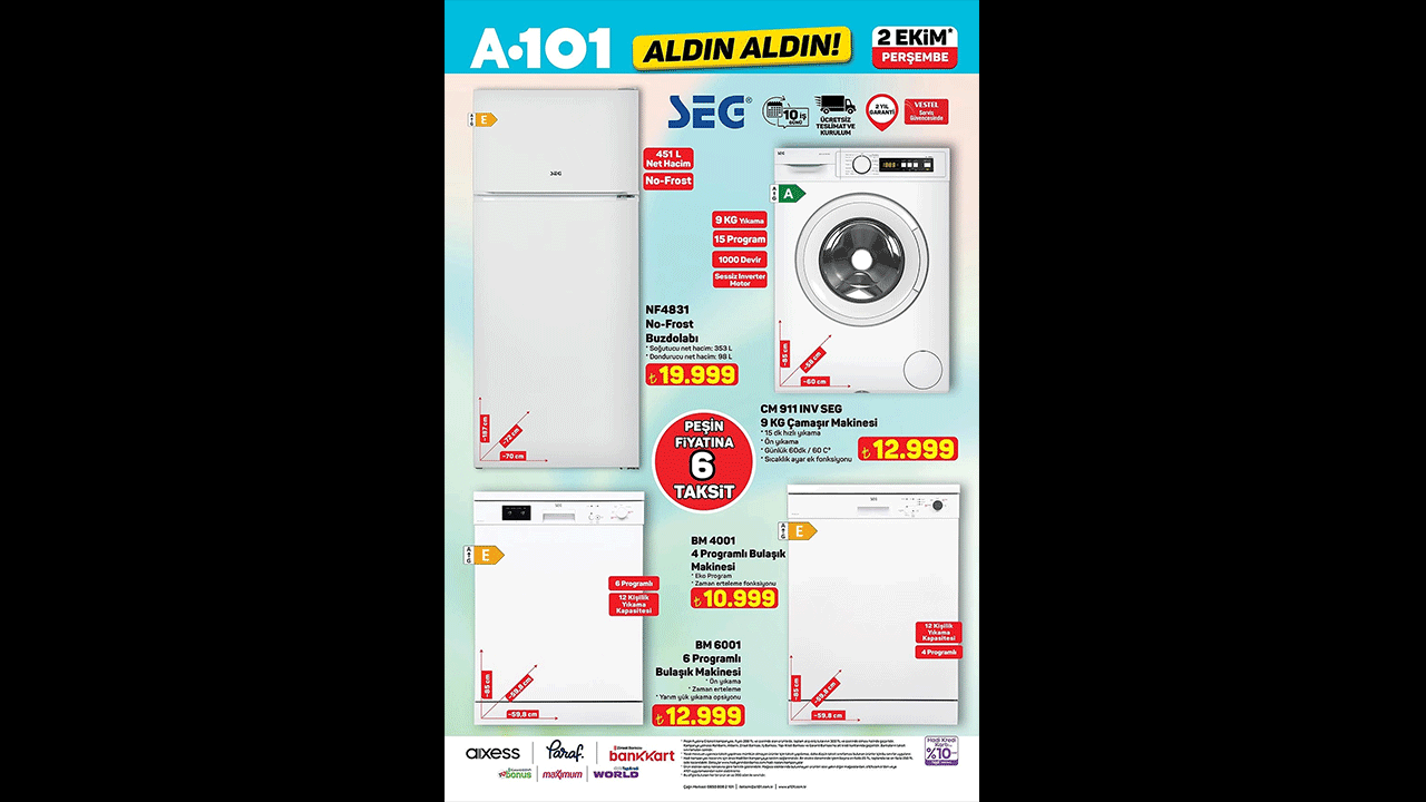 Foto - A101’in 2 Ekim kataloğu heyecan yaptı! Çekme karavan ve sürpriz indirimler geliyor!