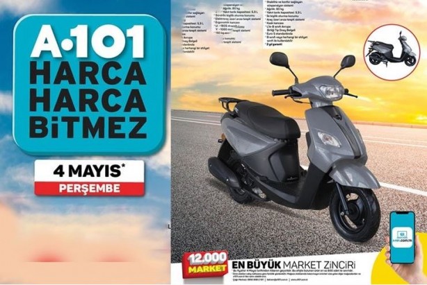 Foto - A101'in 4 Mayıs 2023 Aktüel Kataloğu paylaşıldı! Motosiklet, beyaz eşya ve daha birçok ürün indirimde