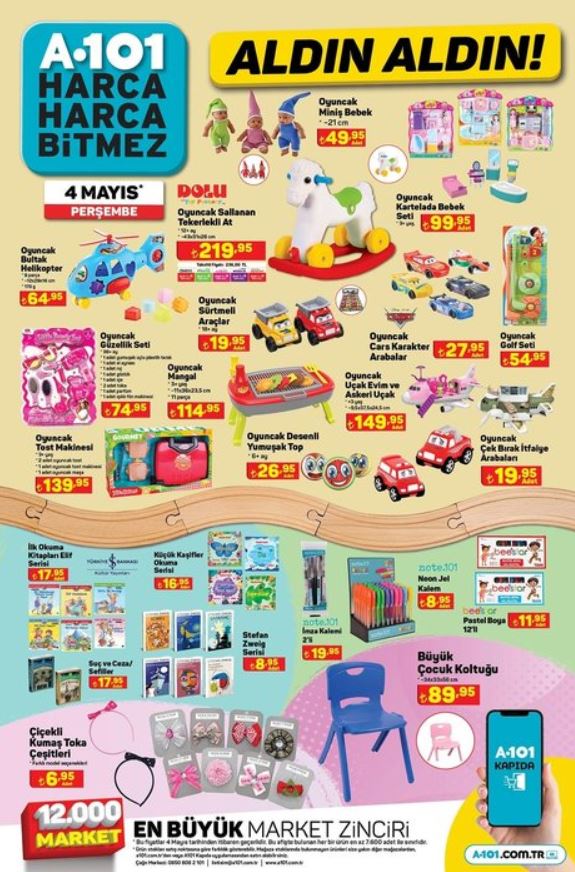 Foto - A101'in 4 Mayıs 2023 Aktüel Kataloğu paylaşıldı! Motosiklet, beyaz eşya ve daha birçok ürün indirimde