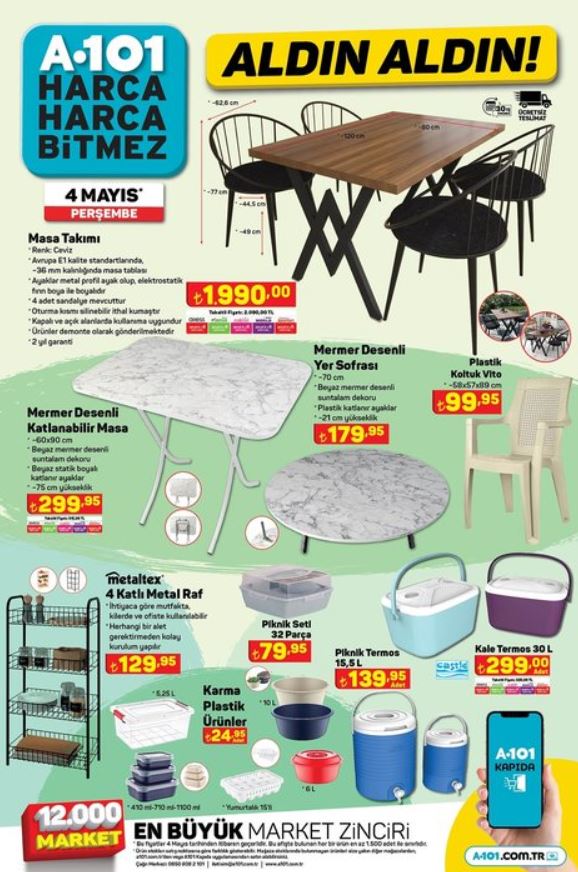 Foto - A101'in 4 Mayıs 2023 Aktüel Kataloğu paylaşıldı! Motosiklet, beyaz eşya ve daha birçok ürün indirimde