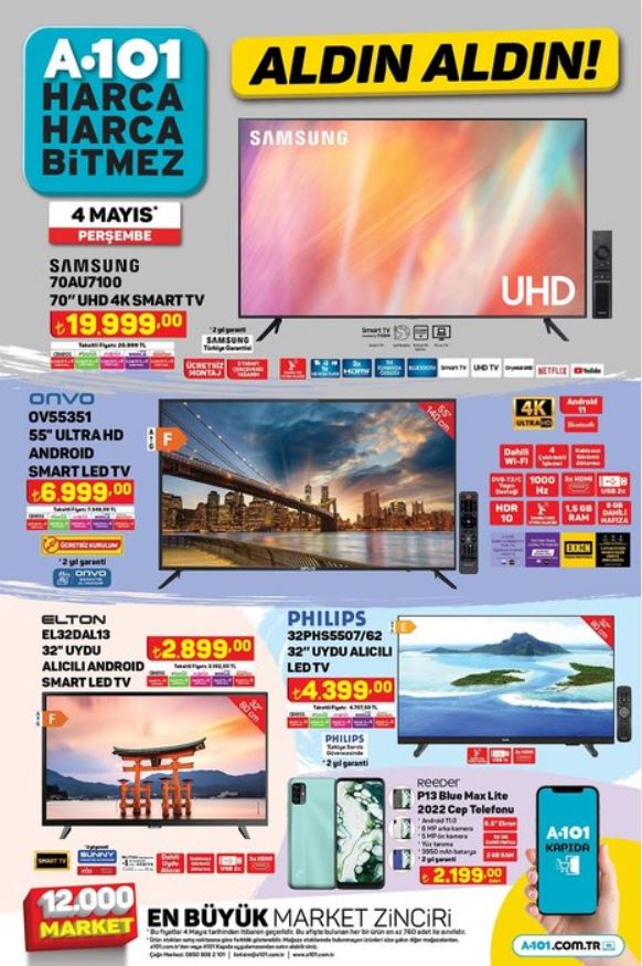 Foto - A101'in 4 Mayıs 2023 Aktüel Kataloğu paylaşıldı! Motosiklet, beyaz eşya ve daha birçok ürün indirimde