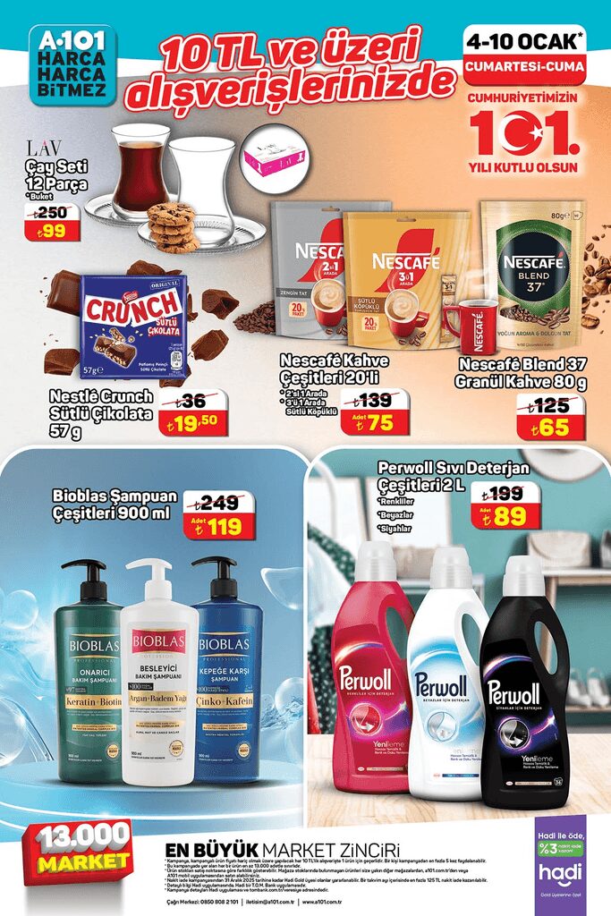 Foto - A101’in yeni yıl fırsatları devam ediyor! İşte 4-10 Ocak aktüel ürünler listesi