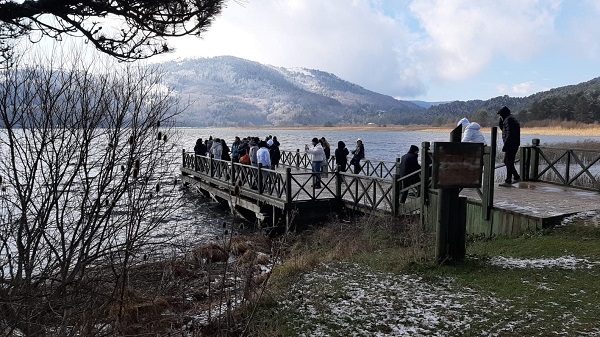 Foto - Abant'ta kış güzelliği