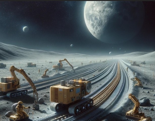 ABD Ay'da demiryolu inşa edecek! Darpa projesi!