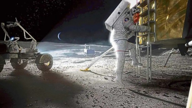 Foto - ABD Ay'da demiryolu inşa edecek! Darpa projesi!