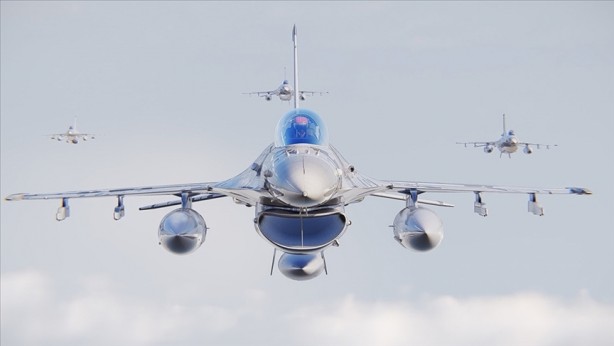 Foto - ABD F-16'sı denize düştü! Pilot kendini fırlattı! 1 yılda 3'üncü kaza!