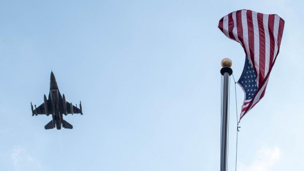 ABD F-16'sı denize düştü! Pilot kendini fırlattı! 1 yılda 3'üncü kaza!