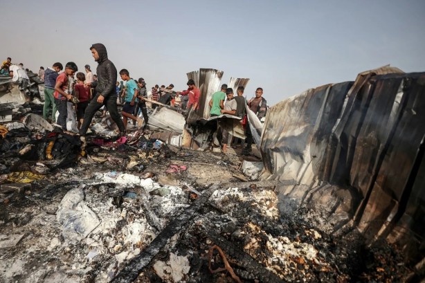 Foto - ABD Füzesiyle katliam! Dünya Refah’taki soykırımı sadece seyrediyor: ‘Kırmızı çizgi’ lafta kaldı