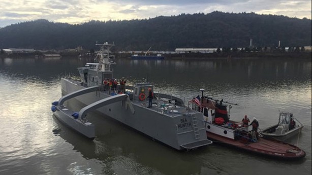 İnsansız savaş gemisi böyle test edildi