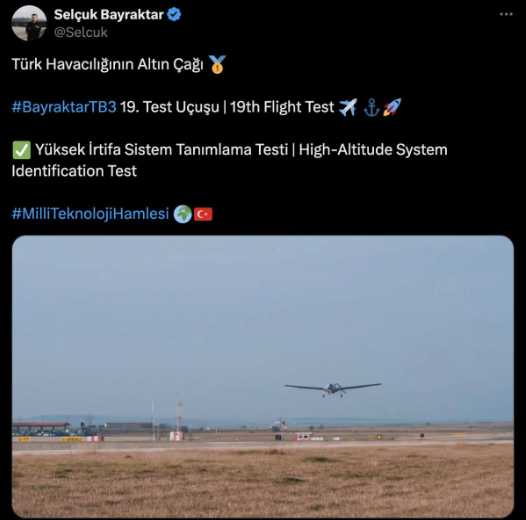 Foto - ABD, İsrail ve Fransa'yı kalpten götürecek gelişme! Bayraktar TB3 SİHA 9 saat boyunca yere inmedi