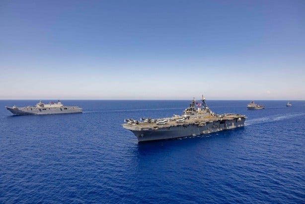 Foto - ABD neyin peşinde? CIA'den sonra şimdi de İsrail'i korumaya gelen savaş gemisi Türk sularına girdi