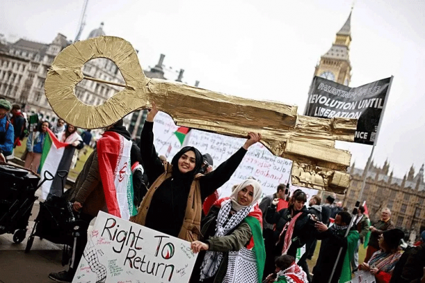 Foto - ABD ve Almanya’nın ardından sıra İngiltere’de! Gazze için yüz binler sokağa indi!
