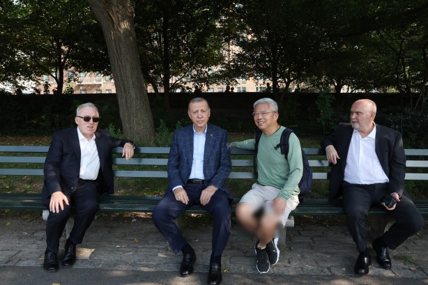 Foto - ABD'de bulunan Cumhurbaşkanı Erdoğan Central Park'ta yürüyüş yaptı