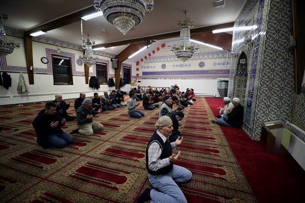 Foto - ABD'de eller Mehmetçik için semaya kalktı