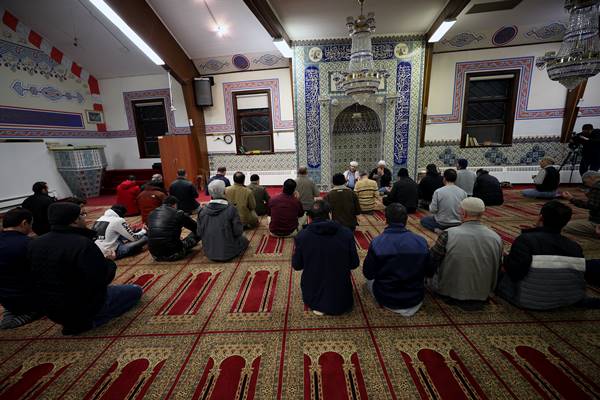Foto - ABD'de eller Mehmetçik için semaya kalktı
