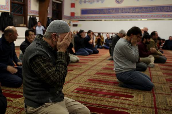 Foto - ABD'de eller Mehmetçik için semaya kalktı