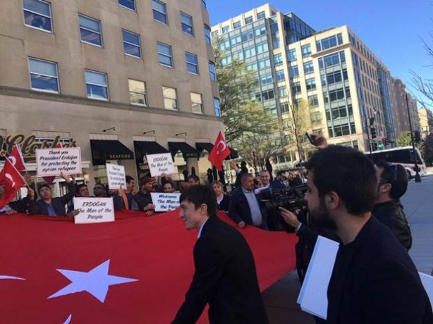 Foto - ABD'de Erdoğan'a sevgi seli