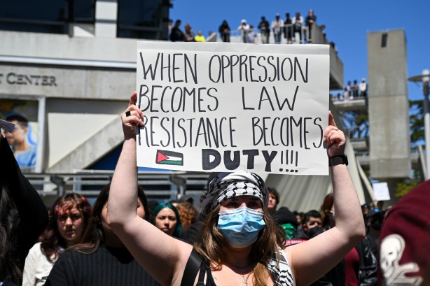 Foto - ABD'de Filistin direnişi! San Francisco Üniversitesi öğrencileri de katıldı