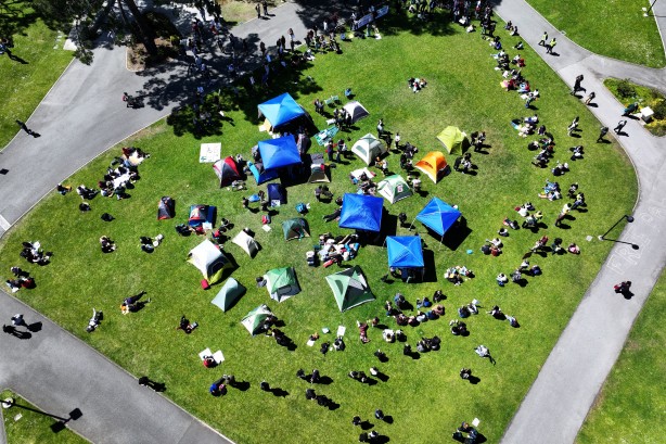Foto - ABD'de Filistin direnişi! San Francisco Üniversitesi öğrencileri de katıldı
