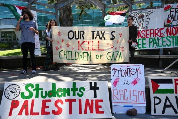 Foto - ABD'de Filistin direnişi! San Francisco Üniversitesi öğrencileri de katıldı