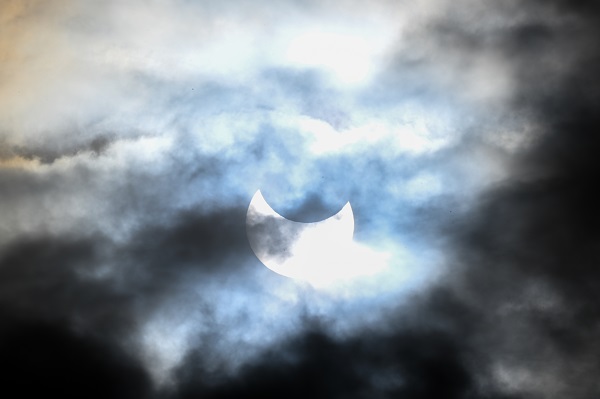 Foto - ABD'de Halkalı Güneş Tutulması objektiflerde