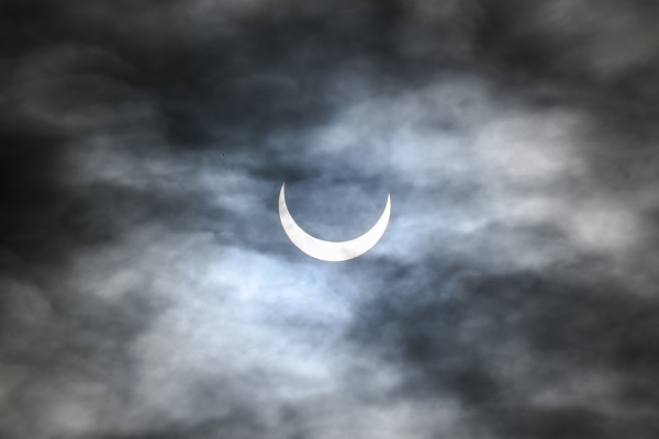 Foto - ABD'de Halkalı Güneş Tutulması objektiflerde