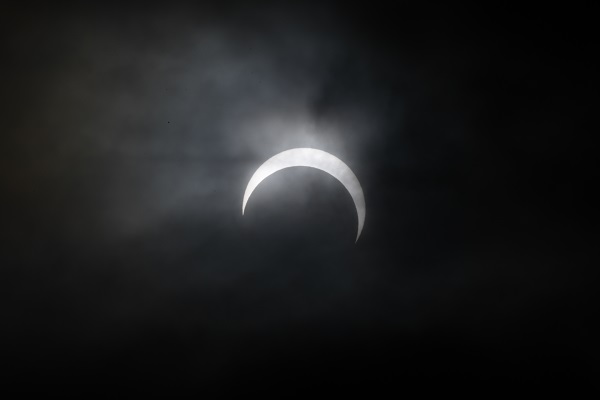 Foto - ABD'de Halkalı Güneş Tutulması objektiflerde