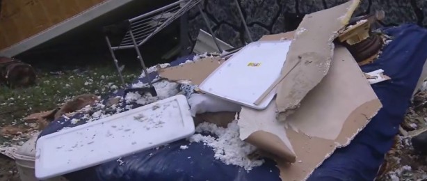 Foto - ABD'de korkunç görüntüler! Koca şehirleri yıktı geçti