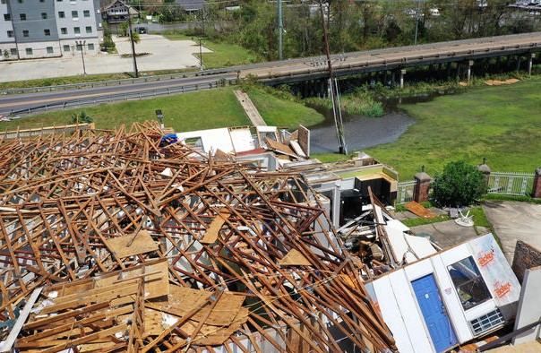 Foto - ABD'de korkunç görüntüler! Koca şehirleri yıktı geçti