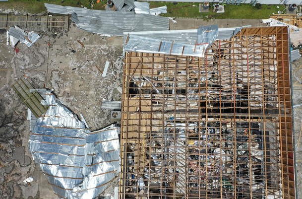 Foto - ABD'de korkunç görüntüler! Koca şehirleri yıktı geçti