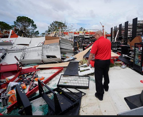 Foto - ABD'de korkunç görüntüler! Koca şehirleri yıktı geçti