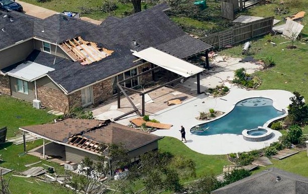 Foto - ABD'de korkunç görüntüler! Koca şehirleri yıktı geçti