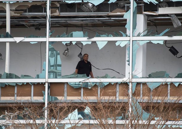 Foto - ABD'de korkunç görüntüler! Koca şehirleri yıktı geçti