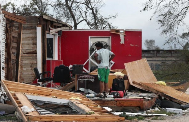 Foto - ABD'de korkunç görüntüler! Koca şehirleri yıktı geçti